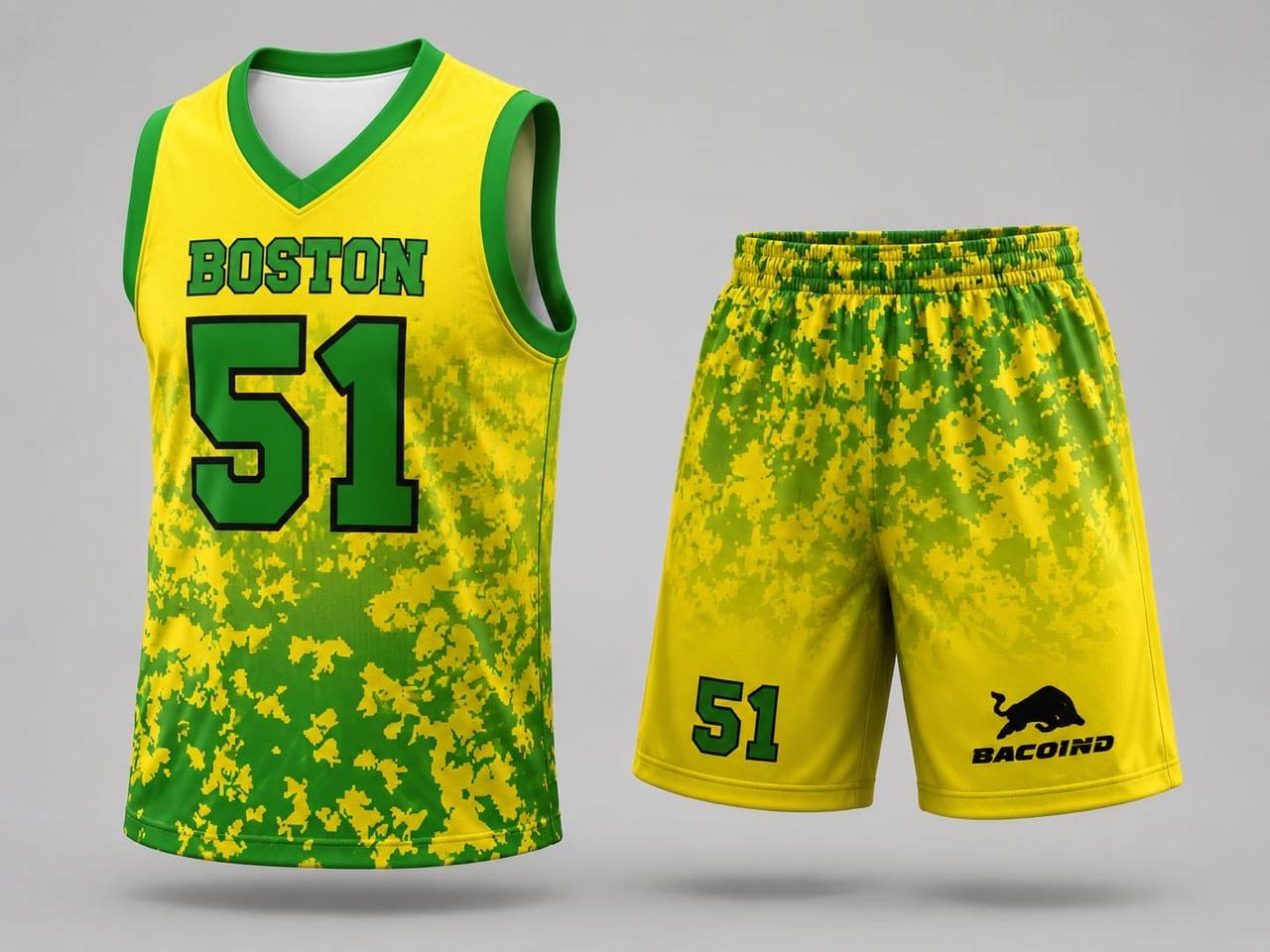 Fusion Camo Basketball Uniform